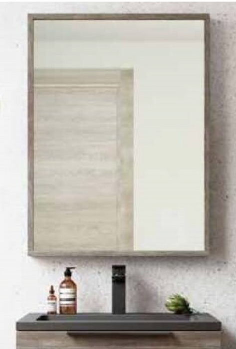 Ambience Matt White Mirror 800 x 600