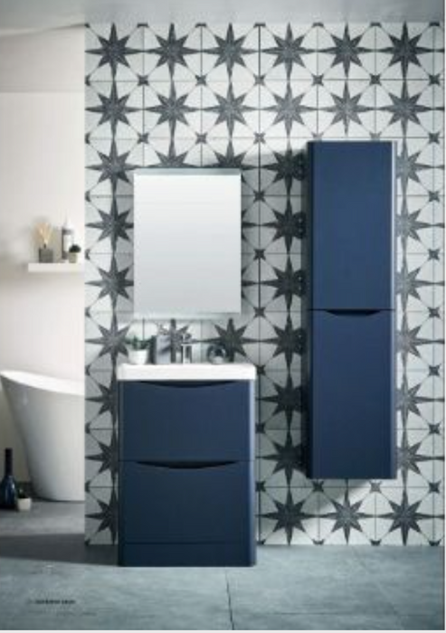 Bella High Gloss White 1500 Tall Cabinet