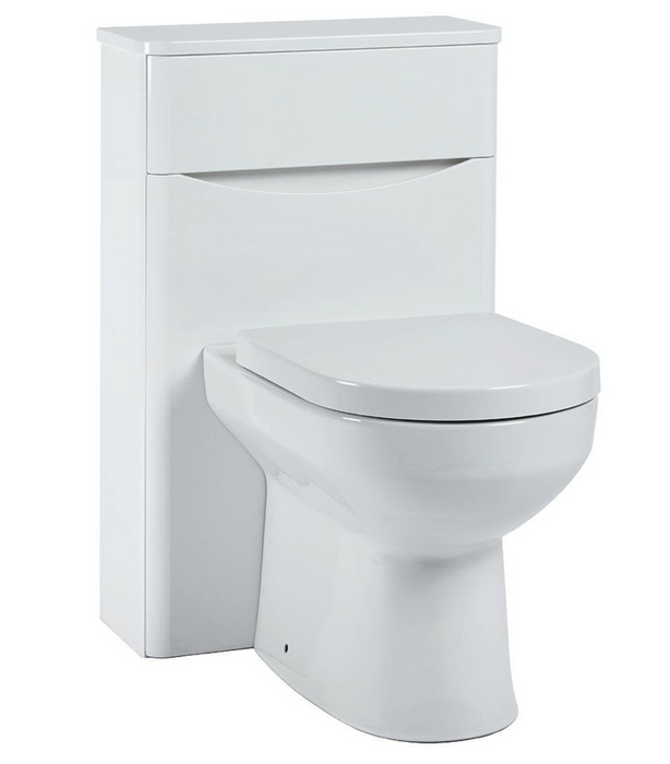 Bella High Gloss White 500 WC Unit