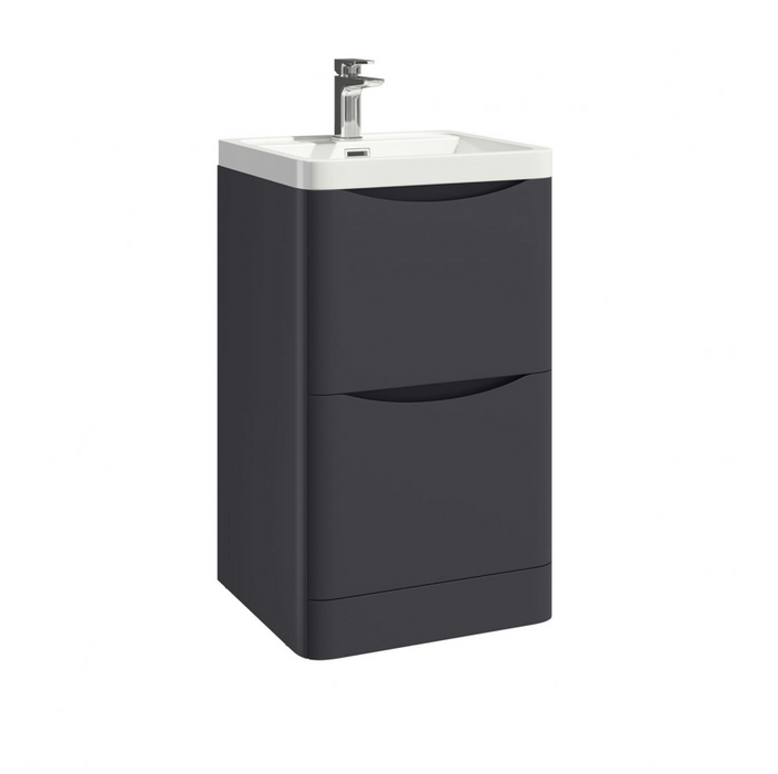Bella Indigo Blue 500 Floor Standing Vanity with Basin