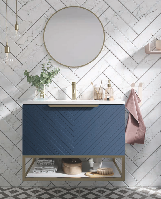 Chevron Optional Shelf Frame - Select Colour