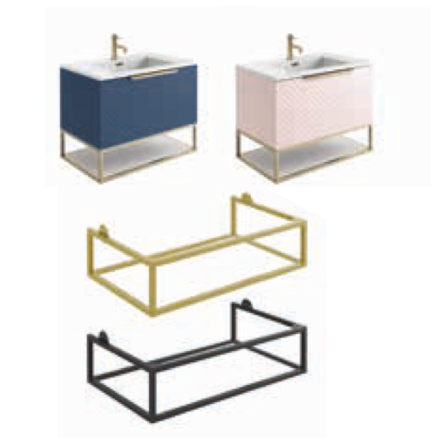 Chevron Optional Shelf Frame - Select Colour