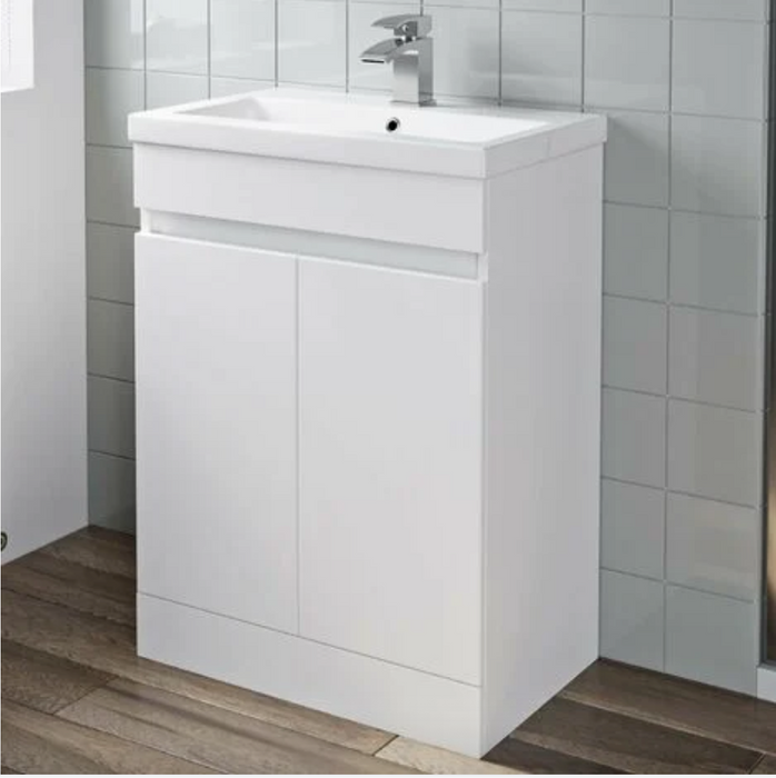 Empire White 500 Vanity Unit with Basin