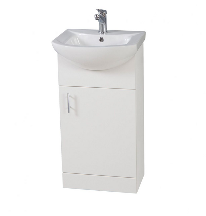 Lanza Anthracite 750 Floor Cabinet with Basin