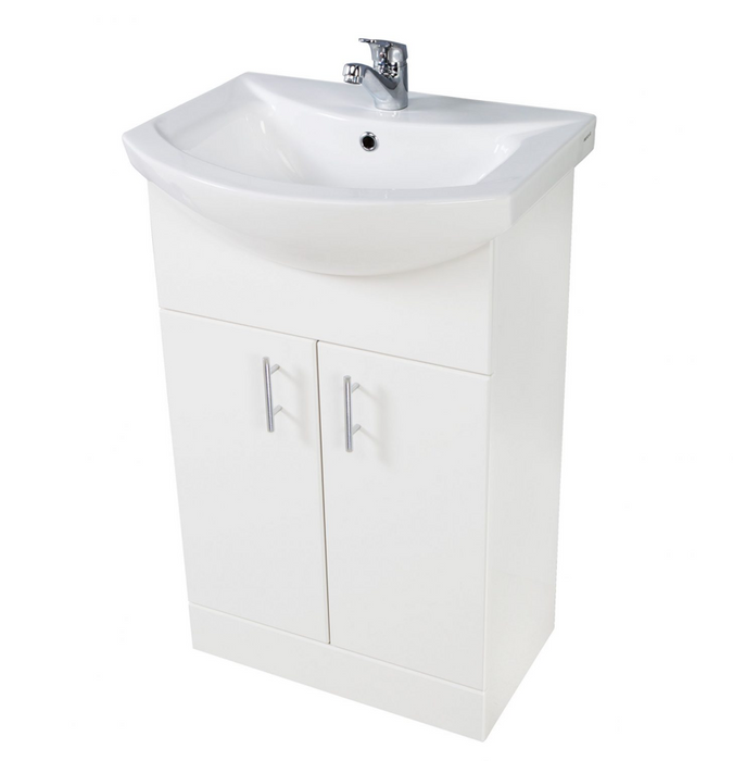 Lanza Anthracite 450 Floor Cabinet with Basin