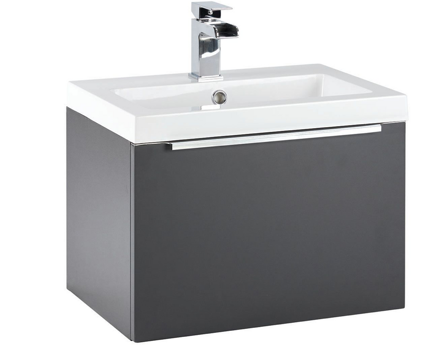 Muro Matt Grey 500 Vanity Unit with Basin