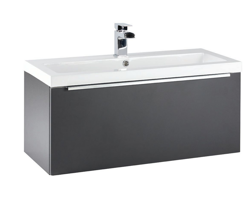 Muro Gloss White 500 Vanity Unit with Basin