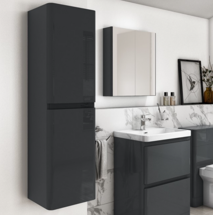 Muro Matt Grey 1200 Tall Boy Unit