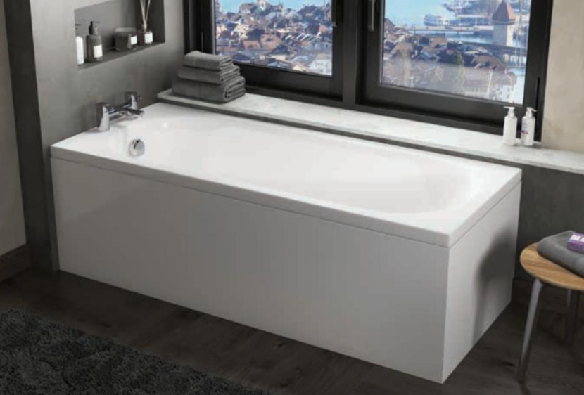 Round Single Ended Acrylic Bath 1700 x 750mm