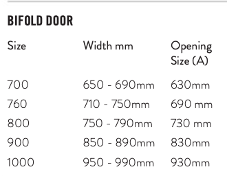 S6 Chrome Bi-Fold Semi Frameless Enclosure 760mm