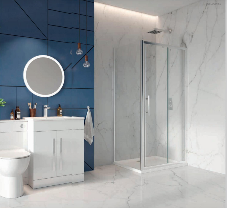 S6 Sliding Door 8mm Enclosure 1100mm