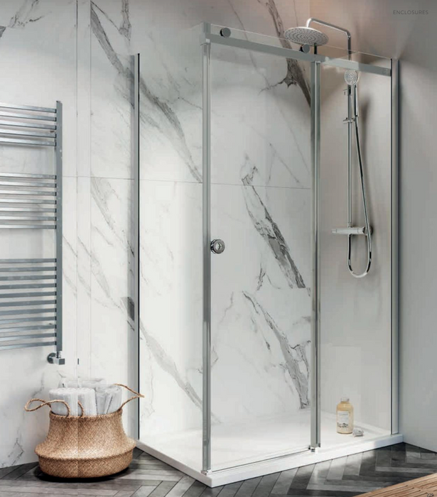 S8 Chrome Frameless Side Panel - Select Size