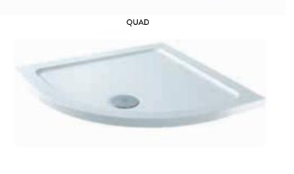 Scudo Stone Resin Quadrant 40mm Shower Tray - Select Size