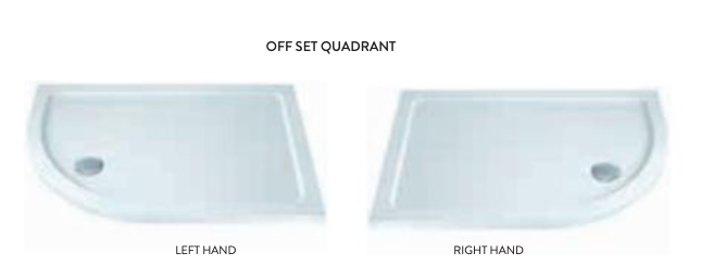Scudo Stone Resin Rectangle 40mm Shower Tray 1600mm - Select Size