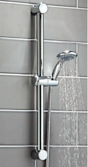 Scudo Chrome Round Riser Rail Kit