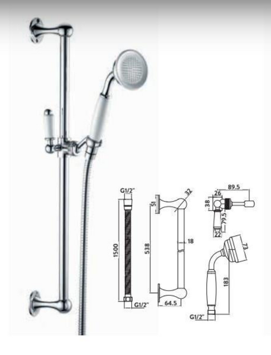 Scudo Traditional Riser Rail Kit