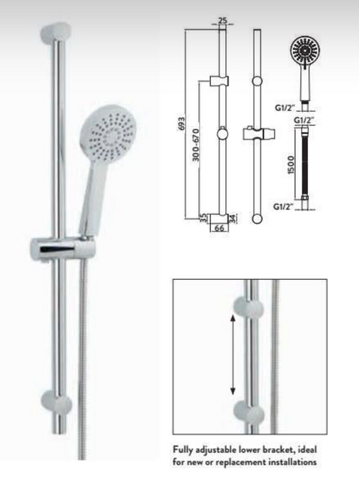 Scudo Middleton Riser Rail Kit