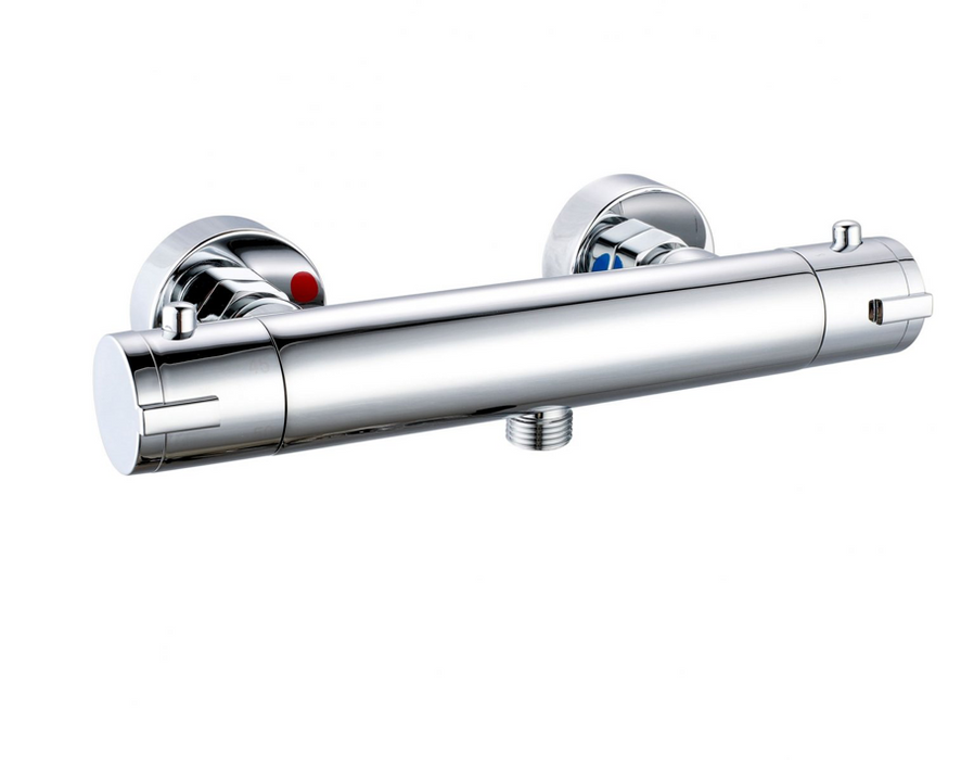 Scudo Chrome Square Exposed Thermostatic Valve
