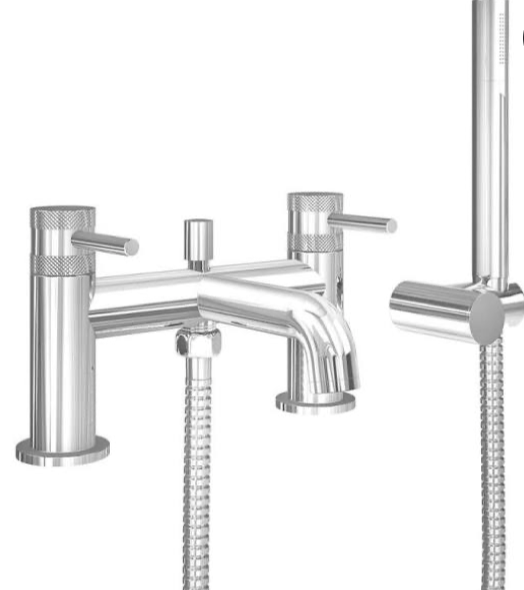 Core Noir Matt Black Bath Shower Mixer Kit