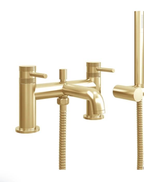 Core Brushed Brass Bath Shower Mixer Kit