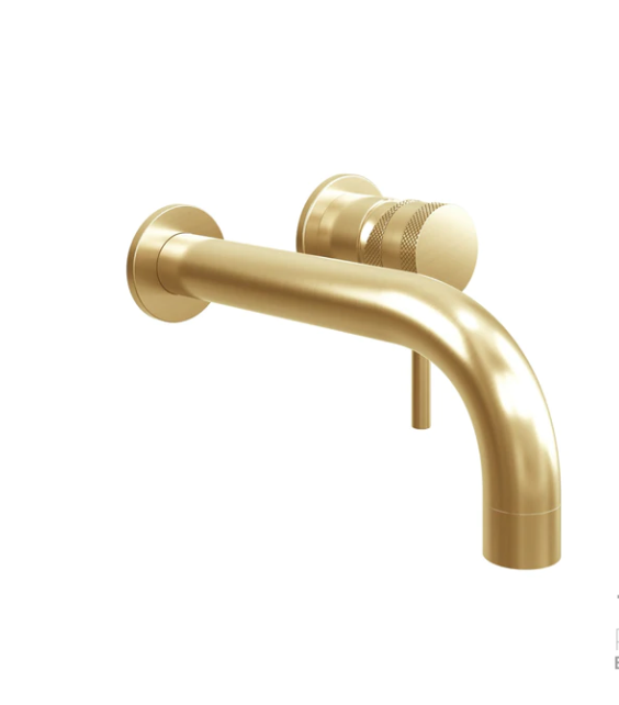 Core Noir Matt Black Wall Mounted Basin Mixer