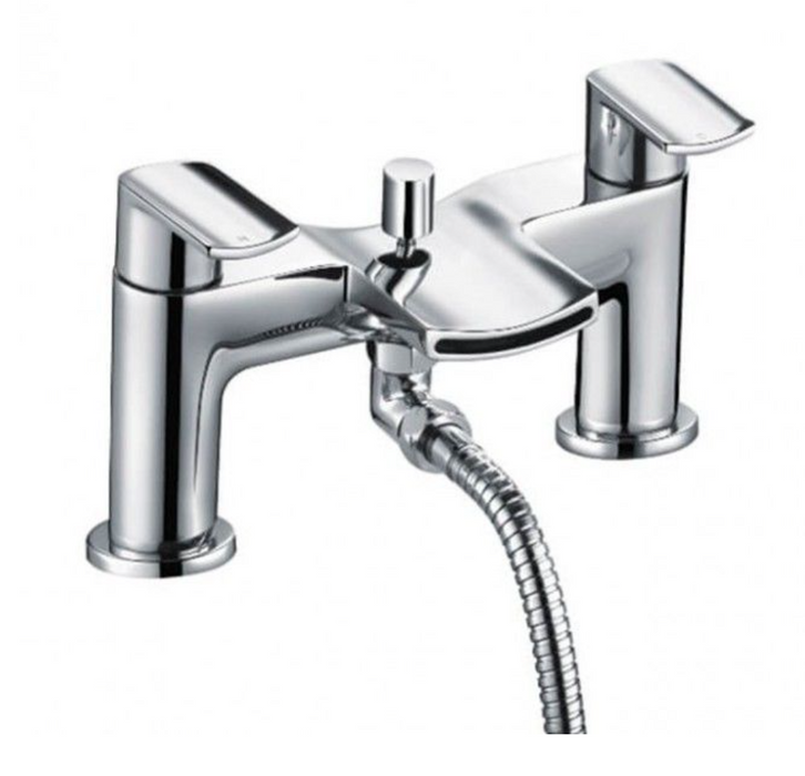 Leo Chrome Bath Shower Mixer Kit