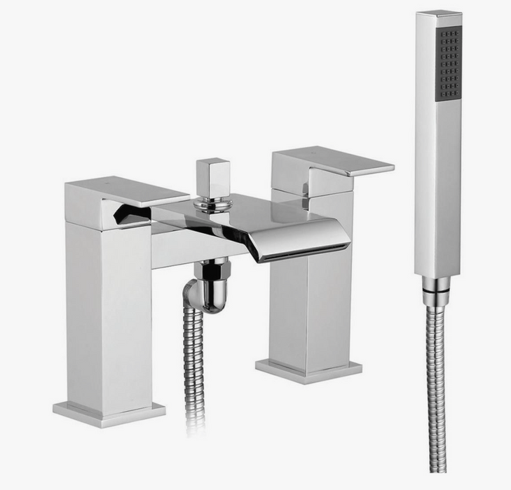 Miami Chrome Bath Shower Mixer Kit