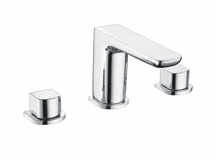 Muro Chrome 3 Hole Basin Filler