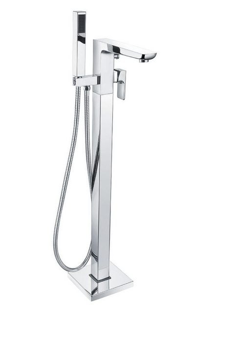 Muro Chrome Freestanding Bath Shower Mixer