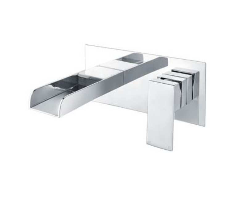 Victoria Chrome Wall Mounted Basin Mixer
