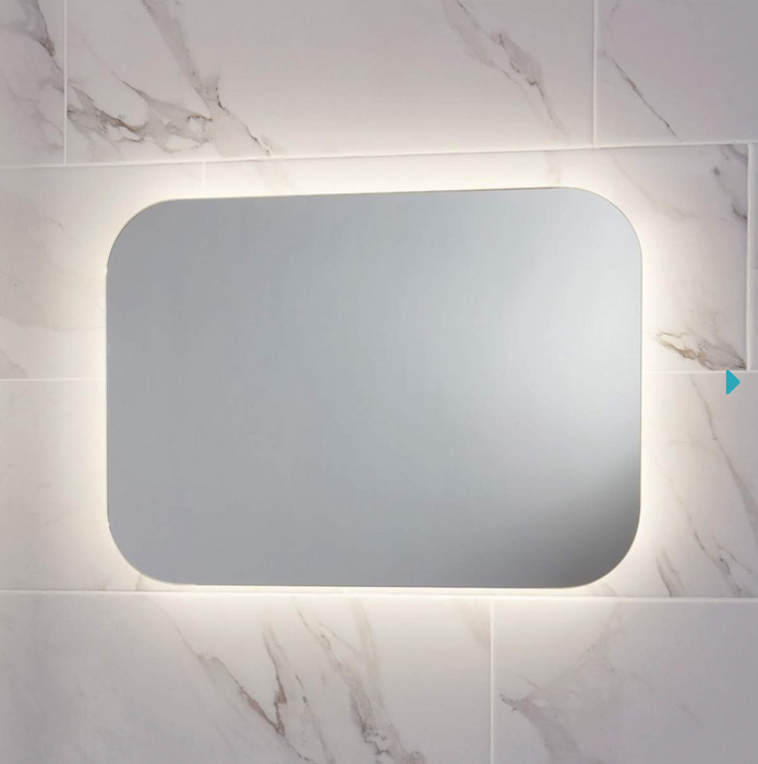 Aura LED Mirror with Demister Pad & Shaver Socket 600 x 1200mm