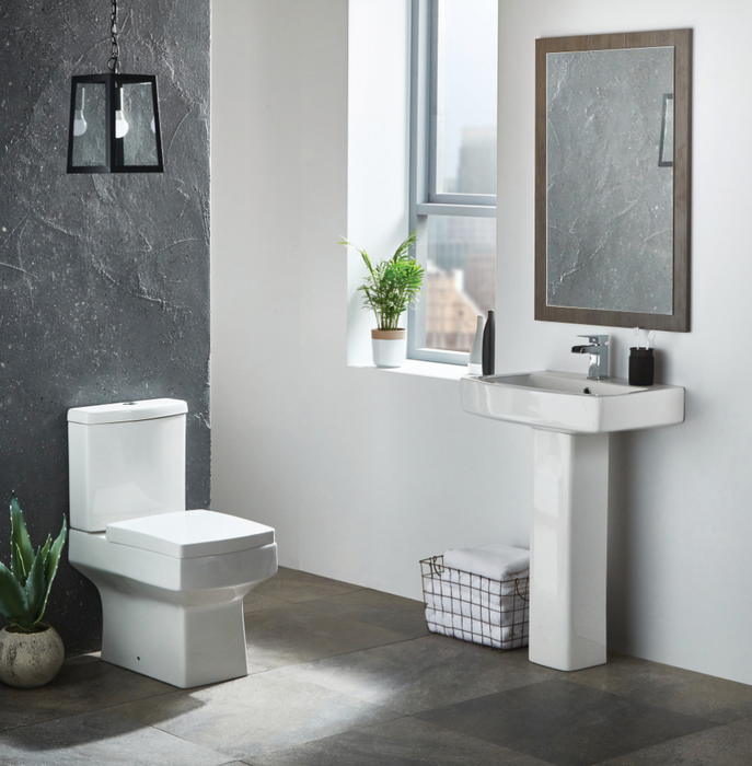 Matt Grey Wooden Frame Mirror 500 x 800mm