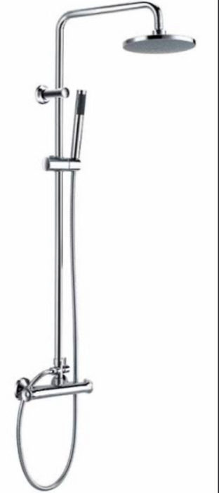 Tidy Round Rigid Riser Shower Kit