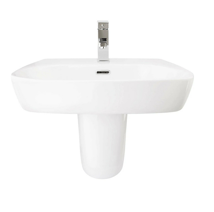 Cubix 600 1TH Basin with Pedestal