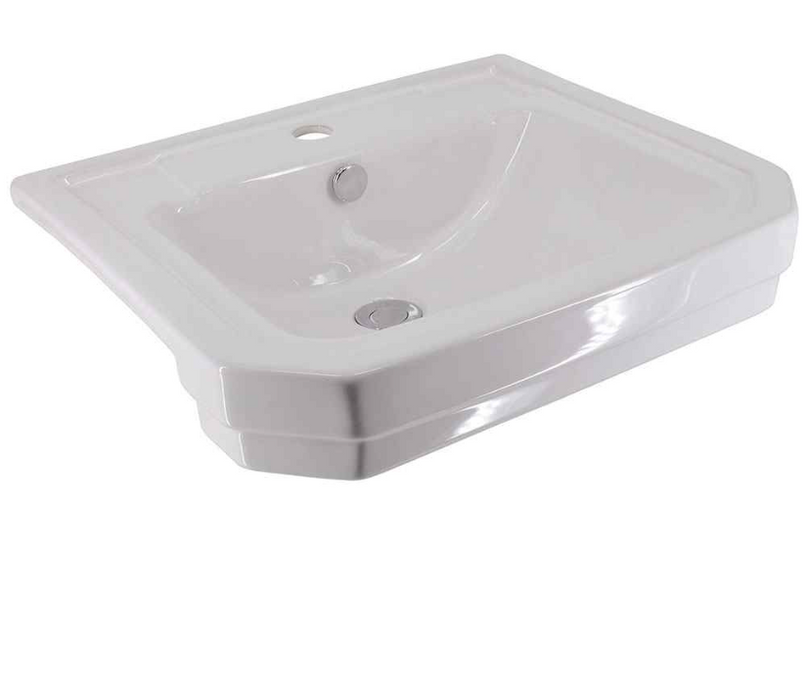 Holborn Traditional 550 Semi-Recessed Basin 2TH
