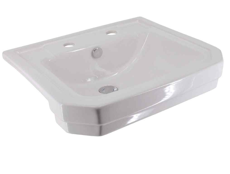 Holborn Traditional 550 Semi-Recessed Basin 2TH