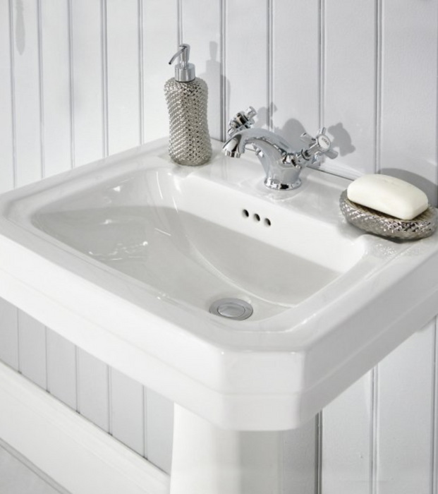 Holborn Traditional 2TH 560 Basin with Pedestal