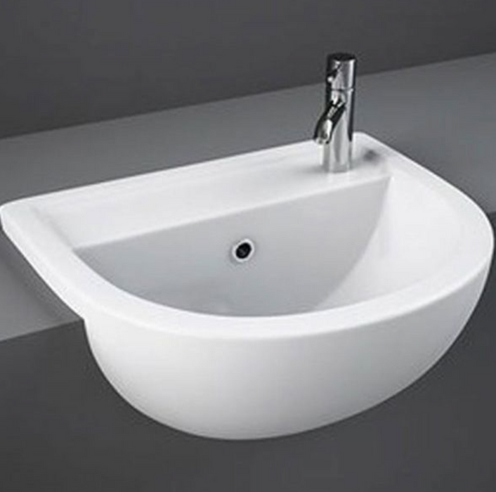 Compact 450mm Semi-Recessed Basin 2TH