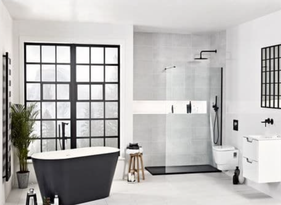 Graphite Stone Resin 1700 x 800 Freestanding Bath