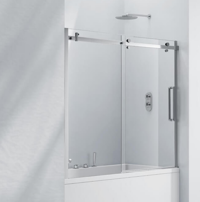 Aqua 8mm Frameless Sliding Bath Screen 1700 x 1500mm