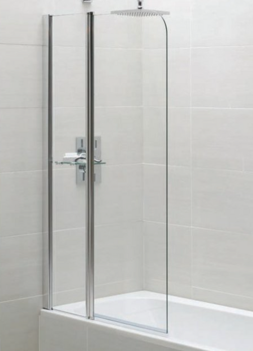 Identiti Fixed Panel Bath Screen with Shelf 900 x 1400mm