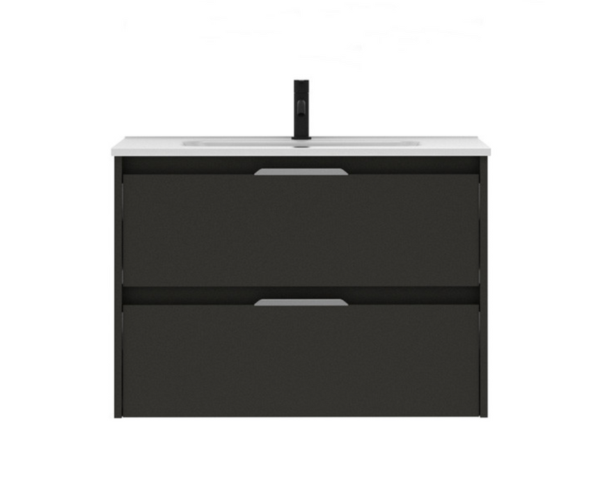 Suki Matt Smoke 600 Vanity with Basin