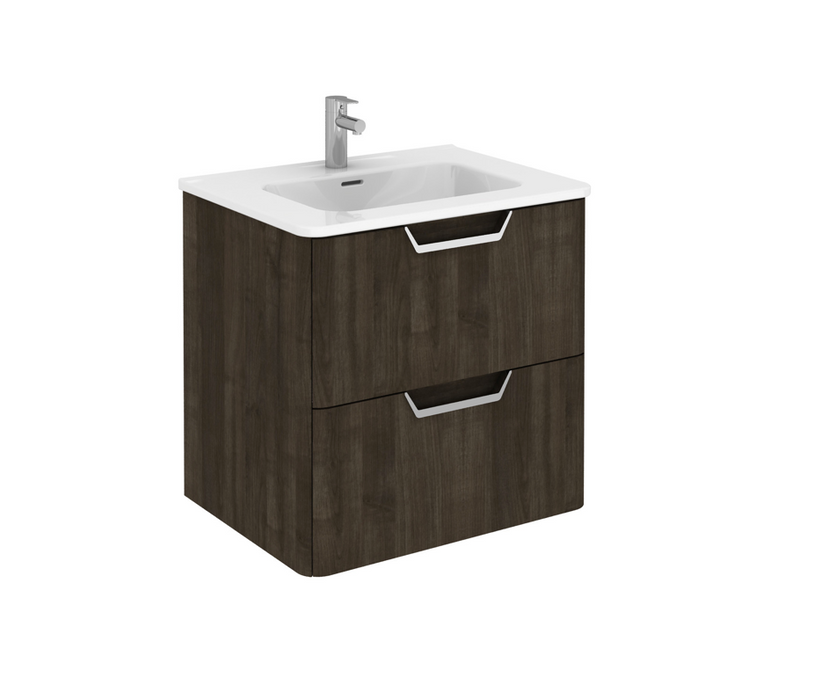 Life Gloss White 810 Wall Hung Vanity Unit with Basin