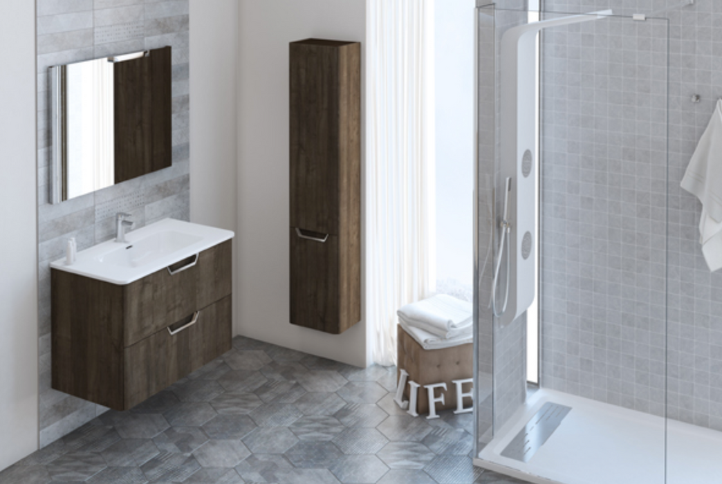 Life Anthracite 1600 Tall Cabinet RH