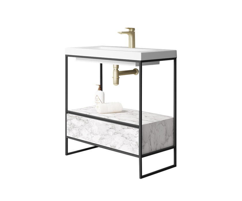 Mode 800 Mirror with Shelf
