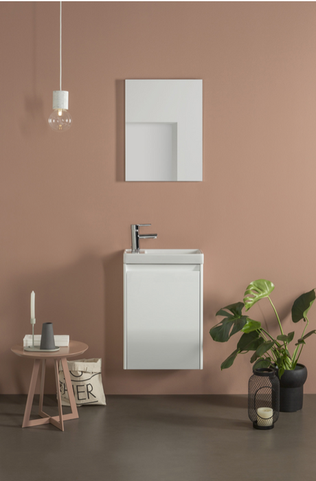 Enjoy Anthracite 450 Wall Hung Vanity Unit with Mirror