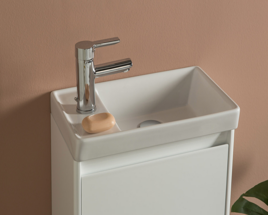 Enjoy Anthracite 450 Wall Hung Vanity Unit with Mirror
