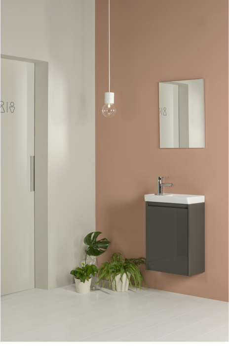 Enjoy Anthracite 450 Wall Hung Vanity Unit with Mirror