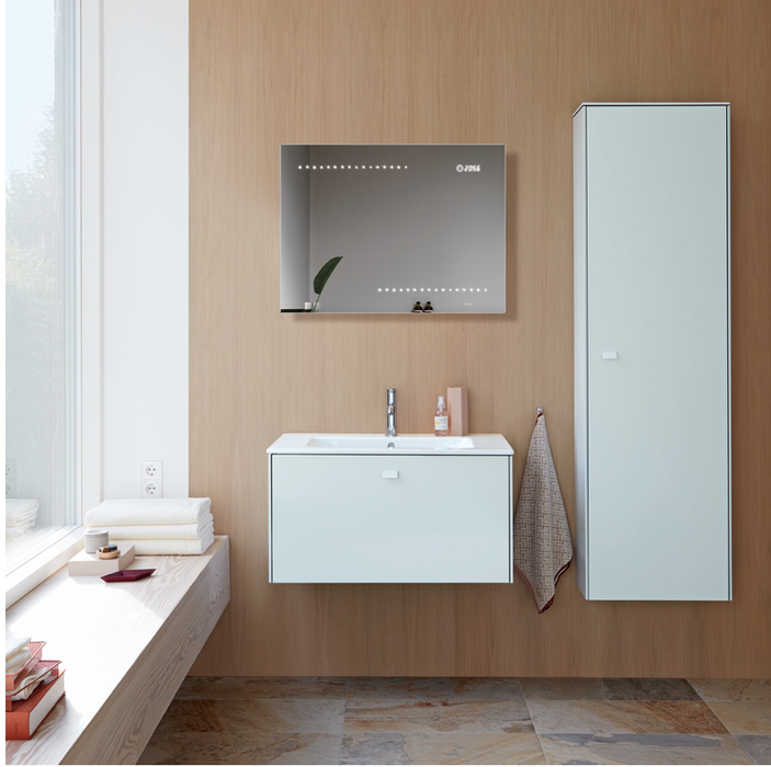 Quay LED Bevel Edged Demister Mirror 800 x 600mm