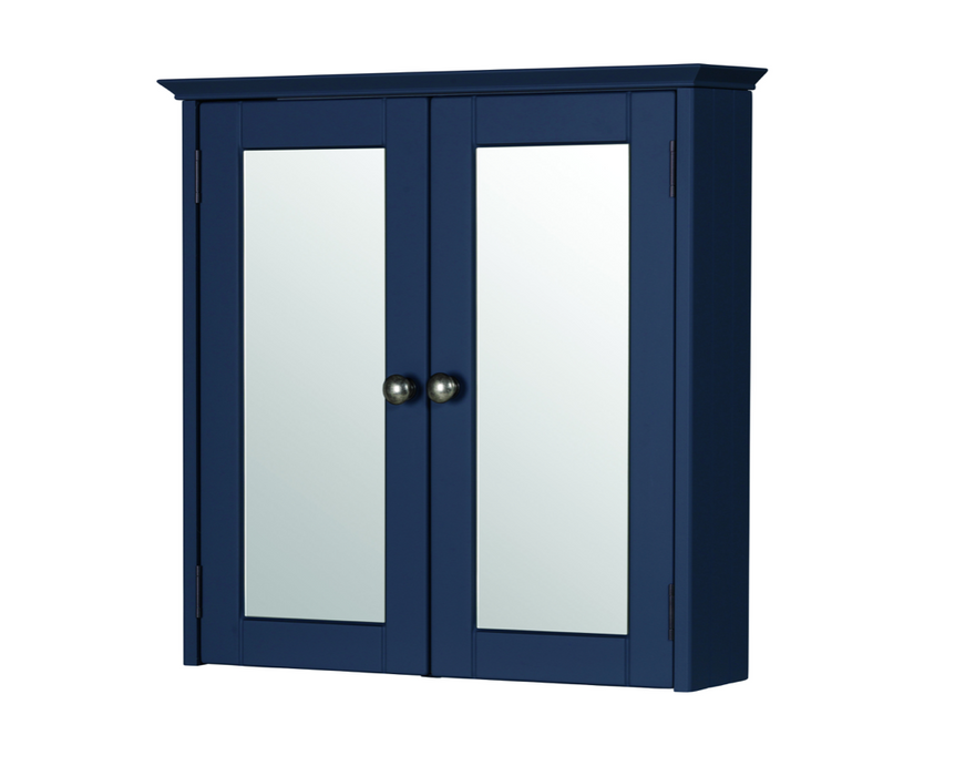 Holborn Midnight Navy 600 Mirror Cabinet